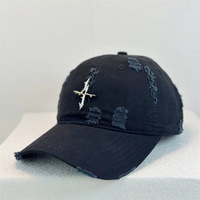 Gorra de Béisbol con Diseño de Camuflaje Desgastado, Estilo Vintage, para Hombre y Mujer, Gorra de Camuflaje Roto, Estilo Urbano, Hip Hop, para Actividades al Aire Libre, Nueva