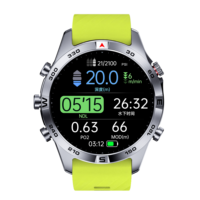 Montre de plongée étanche Sunroad D6 avec transmission sonar, profondeur de plongée 100m, alarme de sécurité, montre sport pour homme