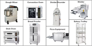 معدات عالية الجودة 5 صواني فرن حراري فرن غاز الخبز الصناعي للبيع - Product Image 3