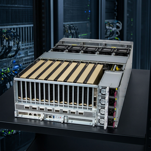 Servidor Barebone en Rack de 4U con Doble Socket DDR5 ECC NVMe, Intercambio en Caliente, Multi-GPU, IA, Aprendizaje Profundo, HPC, Configuración Personalizable, Modelo SYS-422GL-FNR2 - Product Image 1