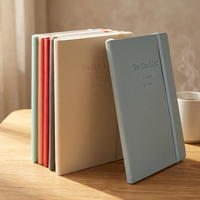 Carnets de notes en cuir les plus vendus 2026-2027 avec liste de tâches, couverture personnalisable pour l'école, les études et le travail de bureau
