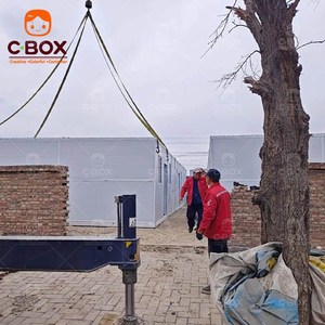 บ้านสำเร็จรูปแบบโมดูลาร์ปรับแต่งได้ Cbox สำหรับอพาร์ทเมนต์ โรงแรม โรงพยาบาล หอพัก ค่ายแรงงาน บ้านคอนเทนเนอร์พับได้ - Product Image 4