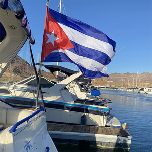 Prêt à expédier 3x5 Ft 100% Polyester <span class=keywords><strong>Cuba</strong></span> Drapeau avec œillets en laiton pour les promotions dans les assurances et l'éducation - Product Image 4