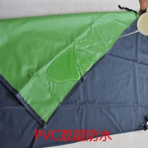 Navy Blue And Light Green Composite Pvc <b>Apron</b> <b>Waterproof</b> Thickened For Food Processing Work Suit - Product Image 5