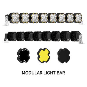 Nouvelle barre lumineuse tout-terrain haute puissance IP68 4x4, kit connectable X3 RZR 29 33 38 42 pouces, feux de conduite LED ambre DRL pour <span class=keywords><strong>Pioneer</strong></span> Ridge - Product Image 1