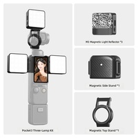 Lampu LED M3 Laris Manis, Temperatur Warna Dapat Diatur 2500-9000K, Lampu Video Fotografi Isi Ulang untuk Kamera Mini Pocket 3