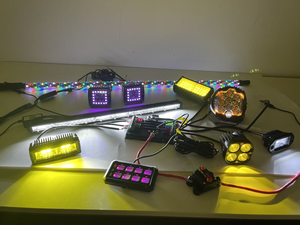 12V 24V không thấm nước ứng dụng điều khiển RGB off-road chuyển đổi bảng điều chỉnh 8 gang dẫn chuyển đổi bảng điều chỉnh với mạch điều khiển hệ thống tiếp sức hộp - Product Image 6