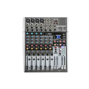 Mélangeur audio X1204USB 8 canaux avec préamplis micro XENYX/compresseurs/égaliseur britannique/processeur multi-fx 24 bits/interface USB/audio