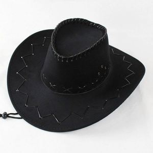 Sombrero vaquero unisex estilo pradera americana con ala ancha y estampado personalizado para adultos, ideal para fiestas, playa, equitación, venta al por mayor. - Product Image 3