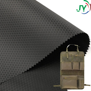 Tissu Oxford en <span class=keywords><strong>nylon</strong></span> tissé 60GSM, hexagonal, ripstop, imperméable, enduit de PU, pour sacs, tentes, vestes d'extérieur, sacs à <span class=keywords><strong>dos</strong></span> - Product Image 1