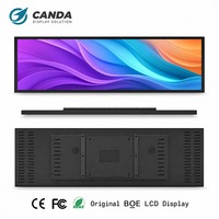 Écran publicitaire numérique LCD intelligent d'intérieur de 23,1 pouces avec CMS basé sur le cloud pour supermarchés, magasins de détail, signalisation dynamique et animation