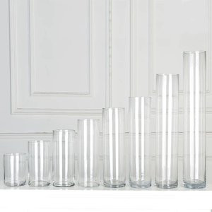 Vases ronds <span class=keywords><strong>en</strong></span> <span class=keywords><strong>verre</strong></span> transparent pour bougies, <span class=keywords><strong>verre</strong></span> simple, cylindrique, <span class=keywords><strong>pot</strong></span> à <span class=keywords><strong>bougie</strong></span> <span class=keywords><strong>en</strong></span> <span class=keywords><strong>verre</strong></span> - Product Image 1