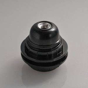 Hot bán Bakelite màu đen giữ đèn <span class=keywords><strong>E27</strong></span> với chủ đề Vòng vít Shell Đen Bakelite Đèn chủ sở hữu đèn căn cứ Edison bóng đèn - Product Image 3