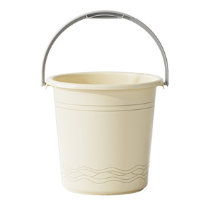 Seau en plastique bleu épaissi 10-15L, durable pour la maison, la salle de bain, les dortoirs étudiants - Product Image 2