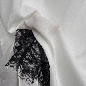 2026年新作 ドバイ 軽量 ソフトショール エレガントなムスリム女性用 通気性のあるスカーフ 無地 レース付き モダールヒジャブ - Product Image 3