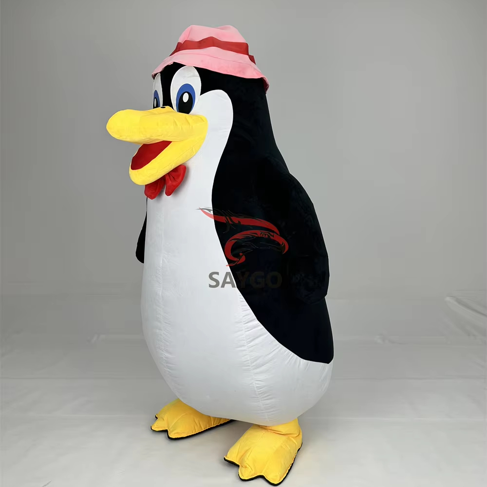 Disfraz De Pingüino De Madagascar Para Adulto – Túnicas, Pantalón Y Cabeza 100% Poliéster (talla L-XL)