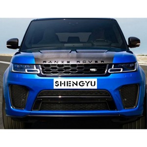 Kit carrosserie pour <span class=keywords><strong>Range</strong></span> <span class=keywords><strong>Rover</strong></span> <span class=keywords><strong>Sport</strong></span> 2014-2017 Mise à niveau vers le modèle <span class=keywords><strong>SVR</strong></span> <span class=keywords><strong>2018</strong></span> Comprend pare-chocs avant et arrière avec calandre et feux automatiques - Product Image 1