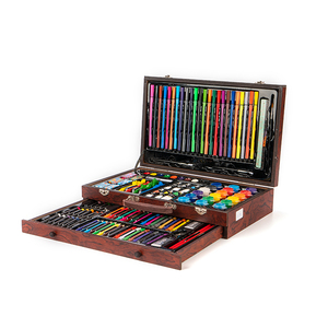 Set de Arte de Dibujo de 130 Piezas, Caja de Madera, Set de Pintura <span class=keywords><strong>para</strong></span> Niños y <span class=keywords><strong>Adolescentes</strong></span> - Product Image 2