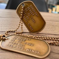 Badge militaire personnalisé, forme sur mesure, médailles d'identification pour chien en laiton, étiquettes personnalisées avec nom d'animal de compagnie