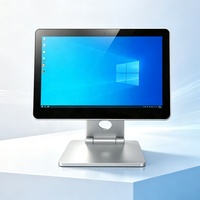 Terminal POS Todo en Uno Plegable con Android 14, Carcasa Metálica, Diseño Ultrafino, Pantalla Dual, WIFI, NFC para Comercios Minoristas