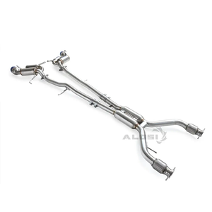 Tuyaux d'échappement Catback en acier inoxydable à haut débit pour Infiniti Q50S 3.7 2014-2017, système d'échappement, silencieux, pièces de performance automobile - Product Image 3