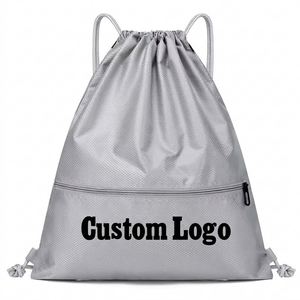 Bolsa con Cordón de Tela Oxford Clásica, Plegable, Duradera, Ligera, Resistente al Agua, para el Uso Diario, con Logotipo Personalizado - Product Image 1