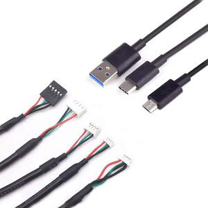 Usb a Male to Jst 4 Pin 51021-0400 1.25mm Pitch Connector Custom Usb <b>Cable</b> Assembly 51021-0400 <b>Cable</b> Usb - Product Image 2