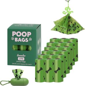 Sacs à crottes de chien en plastique biodégradable écologiques de haute qualité avec logo personnalisé, résistants aux odeurs - Product Image 1