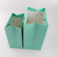 Sac de luxe en papier couché pour chaussures et vêtements, portable, avec estampage à chaud et impression offset pour fourrures et articles vestimentaires