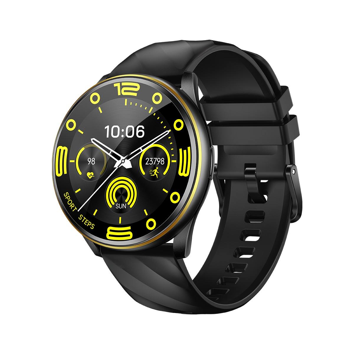 KT77 Smart Watch Large Screen Heart Rate Monitoring Exercise Recording 1ATM Waterproof Smart Watch for Men and Women