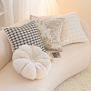 Cojín de gama alta francés para sofá, cojín para sala de estar, funda de almohada con <span class=keywords><strong>respaldo</strong></span>, funda de almohada lavable extraíble, cojín de Hotel, diseño Simple - Product Image 2