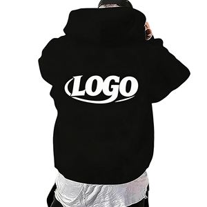Sudadera con Capucha de Gran Tamaño para Hombre, 50GSM, Mezcla de Algodón, con Logotipo Personalizado, Estilo Urbano, Venta Caliente - Product Image 1