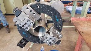 Escg814 <b>Split</b> Pipe Cold Cutting and Beveling <b>Machine</b> Automatic Industrial for Stainless Steel 200-350 Mm - Product Image 5
