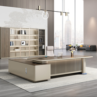 Bureau de direction en L Liyu, très vendu, mobilier de bureau exécutif, table moderne haut de gamme et durable