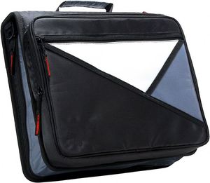 Échantillon gratuit BSCI, classeur à fermeture éclair à grande capacité de 2 pouces, 3 anneaux, peut contenir un ordinateur portable de 15 pouces, poignée pour fournitures de bureau et scolaires - Product Image 4