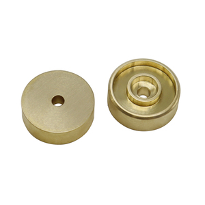 Composants en laiton usinés sur mesure, raccord circulaire pour l'alimentation électronique - Product Image 2