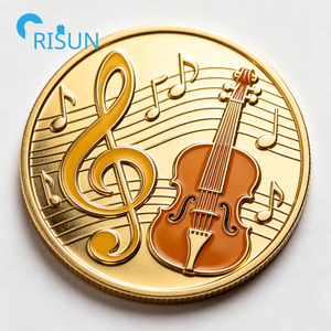 Monete Commemorative Personalizzate per Musicisti, Strumenti Musicali, Band, Esibizioni Musicali, Souvenir Musicali, Monete Commemorative Personalizzate per Sfide Musicali - Product Image 5