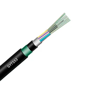 Factory Price Optical cable equipment manufacturing outdoor double armored 12/24/48 core single-mode optical cable GYTS53/GYTA53