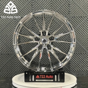 ล้อแม็กซ์ 722Auto Deep Concave แบบชิ้นเดียว ผลิตจากอะลูมิเนียมอัลลอยด์ สำหรับรถยนต์นั่งส่วนบุคคล ขนาด 5x112 5x114.3 5x120 สีโครเมียม ขนาด 17 18 19 20 21 22 นิ้ว - Product Image 1