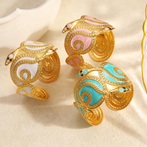 Snake Design Gold Plated <b>Bracelet</b> <b>Adjustable</b> Women's Jewelry Fashion Charm <b>Bracelet</b> - Product Image 2