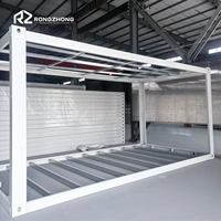Maison préfabriquée modulaire en conteneur, conteneur plat personnalisé pour boutique, magasin, café, bar