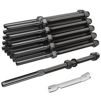 Kit de tension de câble en acier inoxydable 316 à œil fermé avec écrous hexagonaux, tendeur de câble de qualité marine pour clôture de pont