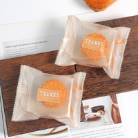 Vente chaude Thermoscellage Gâteau De Lune Festival De La Mi-automne Sac D'emballage En Plastique Transparent Pour Biscuit Snack Bonbons Nougat