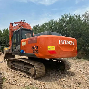 Meilleur prix pas cher excavatrice Hitachi ZX240 24 tonnes d'occasion grande pelle d'occasion avec moteur d'origine d'excavatrice d'occasion EPA - Product Image 1