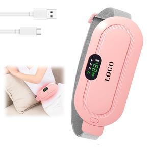 Masseur abdominal pour soulager les douleurs menstruelles chez les femmes, coussin chauffant menstruel portable sans fil, 3 modes de chauffage, 4 modes de massage, charge Type-C - Product Image 1