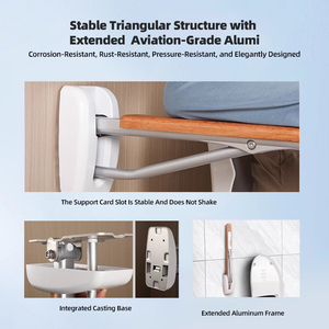 Barra de Apoyo de Seguridad para Baño, de Aluminio, Ajustable, Plegable, Moderna, para Montar en la Pared del Hospital, Venta al Por Mayor del Fabricante - Product Image 4