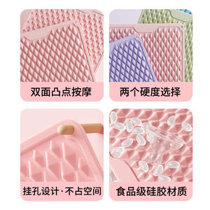 Tapis d'acupression en silicone double face pour soulager les pieds, pour la course à pied, l'exercice et les soins de santé - Product Image 5