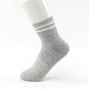 Spring Summer New Fashion Women <b>Socks</b> Stripe Breathable Cotton Medium Tube Sport <b>Socks</b> - Product Image 3