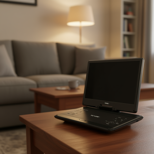 เครื่องเล่นวีซีดีแบบพกพา Vevor หน้าจอหมุนได้ขนาด 14.1 นิ้ว ความละเอียดสูง พร้อมแบตเตอรี่ในตัว รุ่น D0100X379KT - Product Image 2