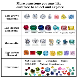 Starsgem 0.5ct 1ct ラボグロウンダイヤモンド HPHT CVD 14Kホワイトゴールド ウェディングエンゲージリング 認証済みラボグロウンダイヤモンドリング - Product Image 5